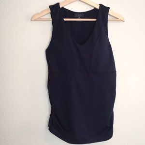 Athleta Activewear V Neck Tank Top W/ Built in Bra